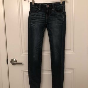 American Eagle Indigo skinny jeans